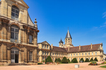Abbey of Cluny, Saône-et-Loire, Burgundy, France. Founded in September 910 by Guillaume I.