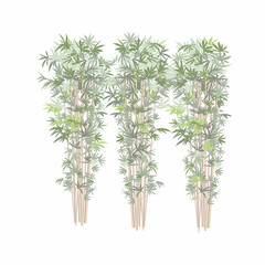 bamboo screwdrivers wall decor design