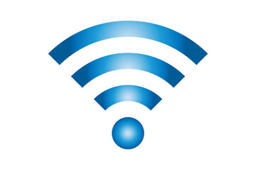 青いアンテナのイラスト