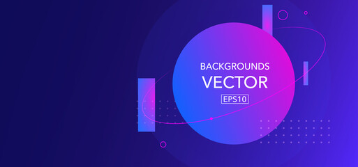 Creative colorful wallpaper.Vector illustration.blue color.