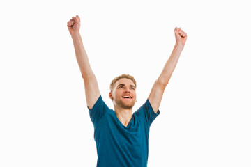 Happy young man