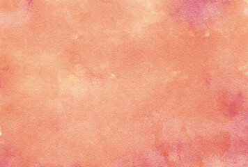 背景素材_水彩テクスチャ_オレンジ
