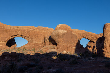 The Scenic Windows in Arches National Park Utah