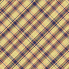 Seamless tartan plaid pattern background with vintage color.
