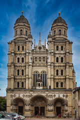 Fototapeta na wymiar Church of Saint Michael in Dijon, France, from the 16th century. Its Renaissance-style façade is considered one of the most beautiful in France