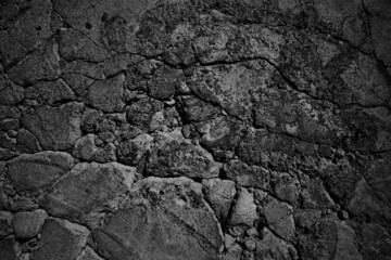 Black stone wall texture background