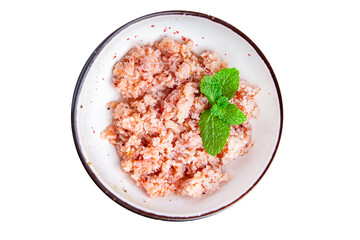 krill meat fresh minced shrimp seafood diet healthy meal food diet snack on the table copy space food background