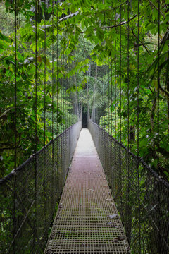 Suspension brigde in Costa Rica