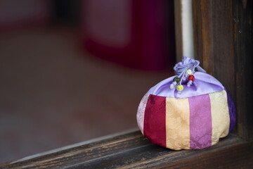 Happy new year's image of Korea, traditional lucky bag