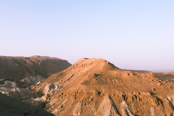 landscape in the desert