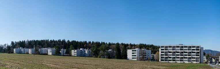 Panorama von Zollikon, Z&uuml;rich, Schweiz