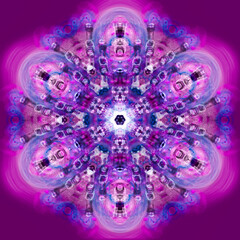 spiritual digital simetrical mandala ornament