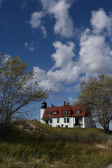 Point Betsie Lighthouse in summer