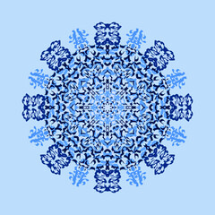 spiritual digital simetrical mandala ornament