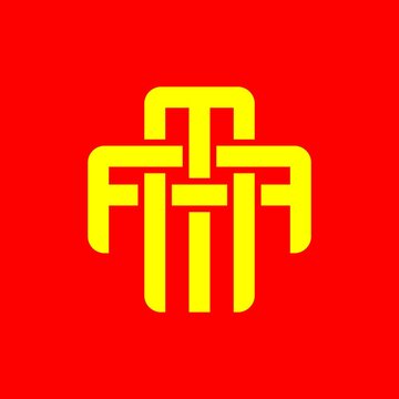 Initial, MA, AM, FMF, MFF, monogram logo vector.