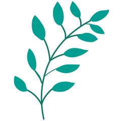 Aesthetic leaf. Beauty leaf icons