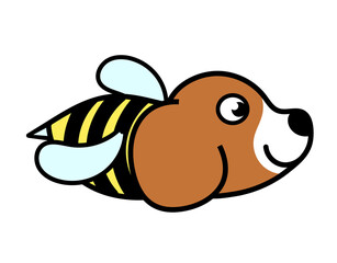 Beegle, bee mix with beagle.