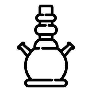 Hookan Flat Icon Isolated On White Background