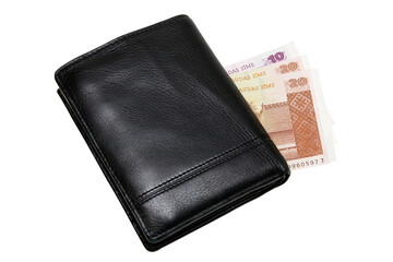 Men's wallet made of soft leather