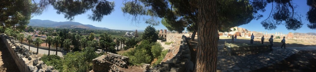 Fototapeta na wymiar ancient city view