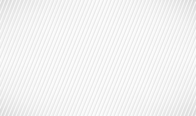 White abstract background with grey diagonal lines stylish. Vector 3d pattern with grey gradient lines. 3D white background for business presentation. Luxury diagonal stripes seamless pattern. Vector