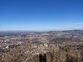 Die Aussicht auf die Stadt Bern