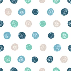 Stickers pour porte Formes géométriques Un arrière-plan transparent simple avec un motif abstrait dans les tons bleus.