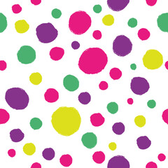 Simple background with circles and polka dots. 
