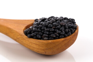 Black organic lentils