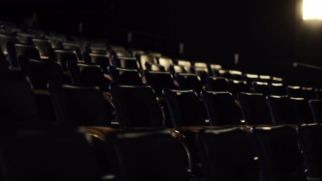 empty chairs in the theater