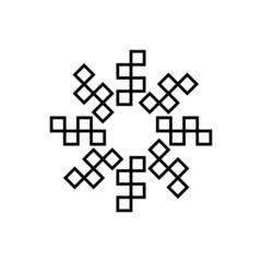 abstract modern simple flat symbol