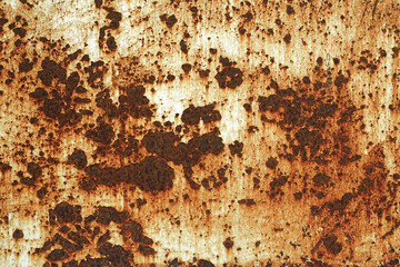 Rust of metals.Corrosive Rust on old iron white.Use as illustration for presentation.corrosion.	