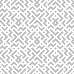 Abstract geometric pattern. A seamless vector background. White and gray ornament. Graphic modern pattern. Simple lattice graphic design.