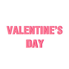 Happy Valentine's Day lettering banner	