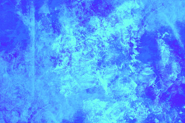 Fototapeta na wymiar Blue purple acrylic color paint wall frosted