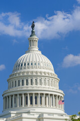 Fototapeta na wymiar US Capitol Building - Washington DC United States of America