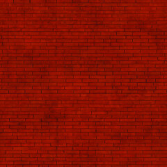 Naklejka na ściany i meble Red burgundy brick wall architect background stonework