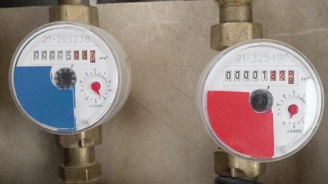 Water flow metering devices. Counters. Saving resources