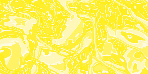Fototapeta premium Abstract white yellow colors liquid graphic texture background.