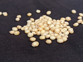 black and white beans