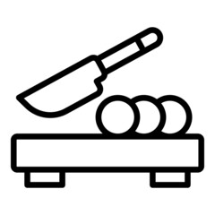 Cut vegetables icon outline vector. Carrot food. Kitchen vegetable