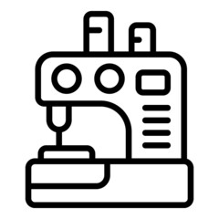 Home sewing machine icon outline vector. Household occupations. House service