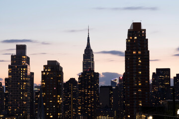 Fototapeta na wymiar NYC High Rise Skyline
