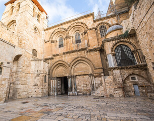 Fototapeta na wymiar Basilica of the Holy Sepulcher, Jerusalem, Israel