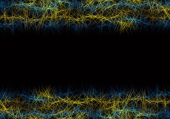 Abstract colorful texture on black background for web design, website, presentations, digital print, fashion or concept design.