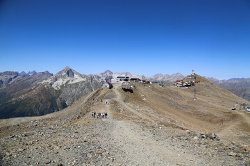 Beautiful mountains landscape In Caucasus region.