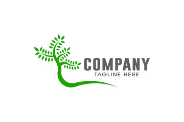 Plant Tree Eco Climate Help Logo Template