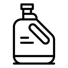Cleaner icon outline vector. Liquid detergent. Dish clean
