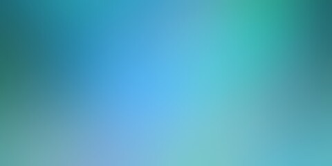 Blue turquoise tints smooth plain background. Blur empty banner.