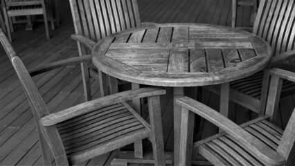 屋外でのミーティング